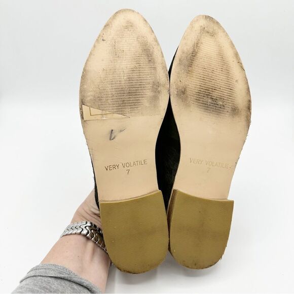 Very Volatile Atwood Calf Slip on Mule in‎ Green Camo Sz 7 - Picture 11 of 15